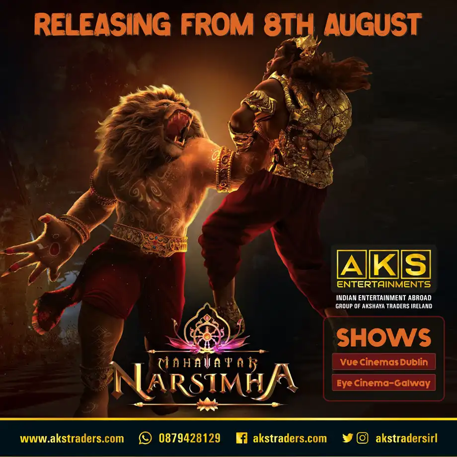 Mahavatar Narsimha - Indian Hindi Movie | AKS Traders Ireland